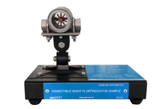DISSECTIBLE SIGHT FLOW INDICATOR SAMPLE
